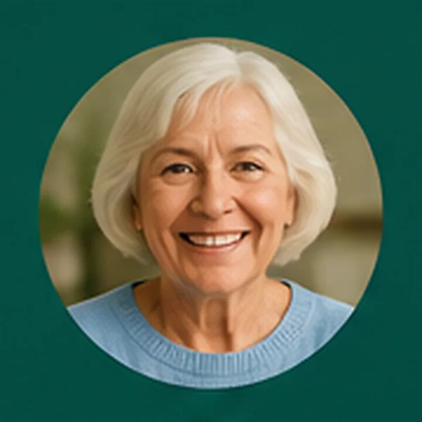 Portrait of Linda R., family member sharing her experience with SoComfort for Seniors
